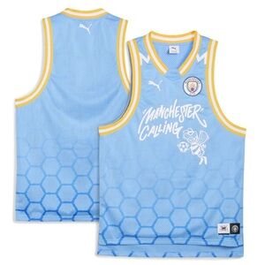 Manchester City Puma 2025 FIFA Club World Cup Men’s Size XL  Basketball Jersey